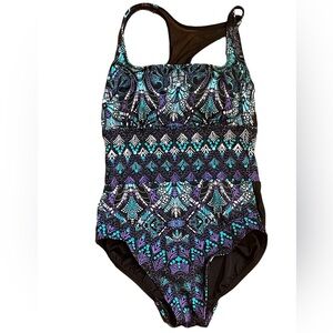Aqua Green one piece swimsuit, woman’s, multicolored size XS-XXS